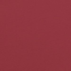 Cuscino per Pallet 50 x 50 x 12 cm Rosso Vino in Tessuto 40972