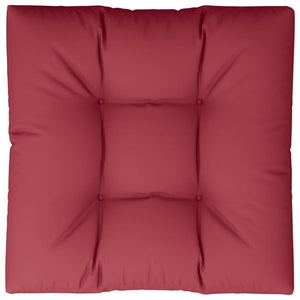 Cuscino per Sedile Imbottito 80 x 80 x 10 cm Rosso Vino cod mxl 68321