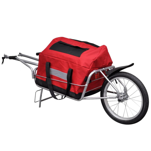 Rimorchio bicicletta con una ruota e borsa cod mxl 66721