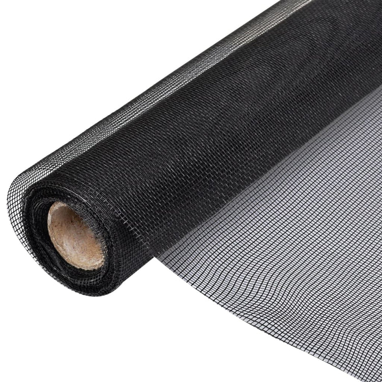 Zanzariera in Fibra di Vetro 100x500 cm Nera cod mxl 65769