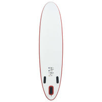 Set Tavola da SUP e Surf Gonfiabile Rosso e Bianco  cod mxl 61897