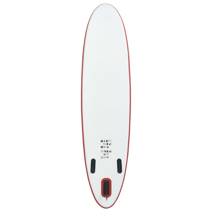 Set Tavola da SUP e Surf Gonfiabile Rosso e Bianco  cod mxl 61897