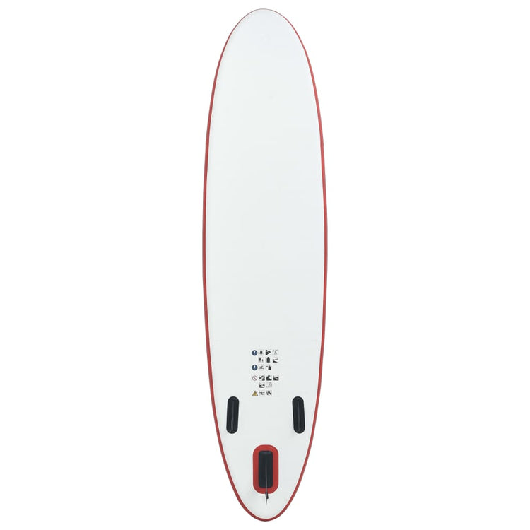 Set Tavola da SUP e Surf Gonfiabile Rosso e Bianco  cod mxl 61897