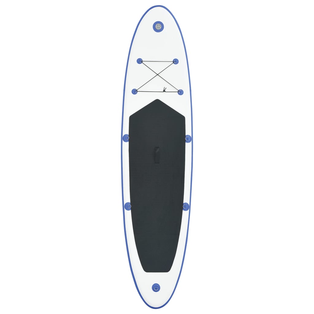 Set Tavola da SUP e Surf Gonfiabile Blu e Bianco