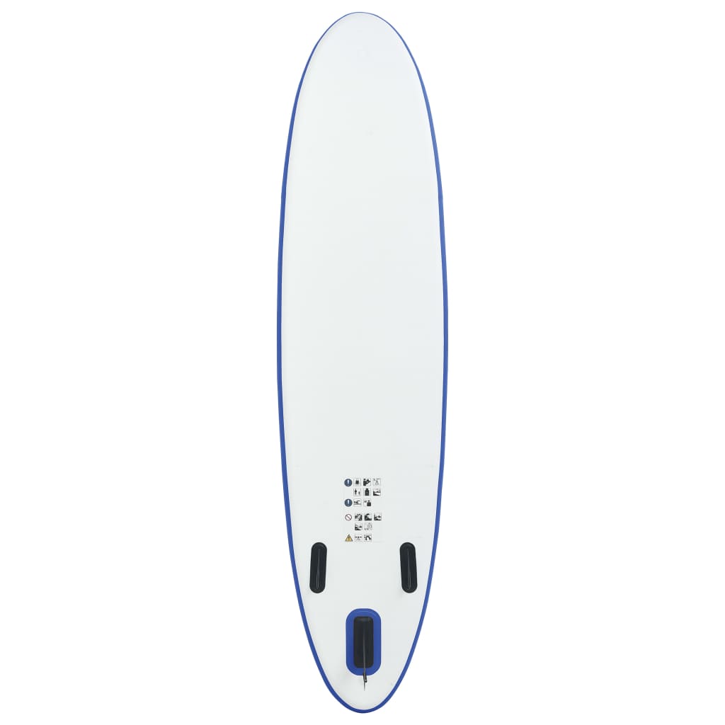 Set Tavola da SUP e Surf Gonfiabile Blu e Bianco