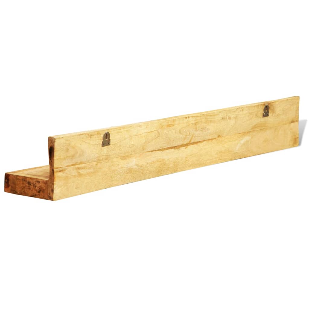 Mensole a muro in legno massiccio 2 articoli cod mxl 49684