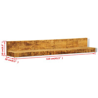 Mensole a muro in legno massiccio 2 articoli cod mxl 49684