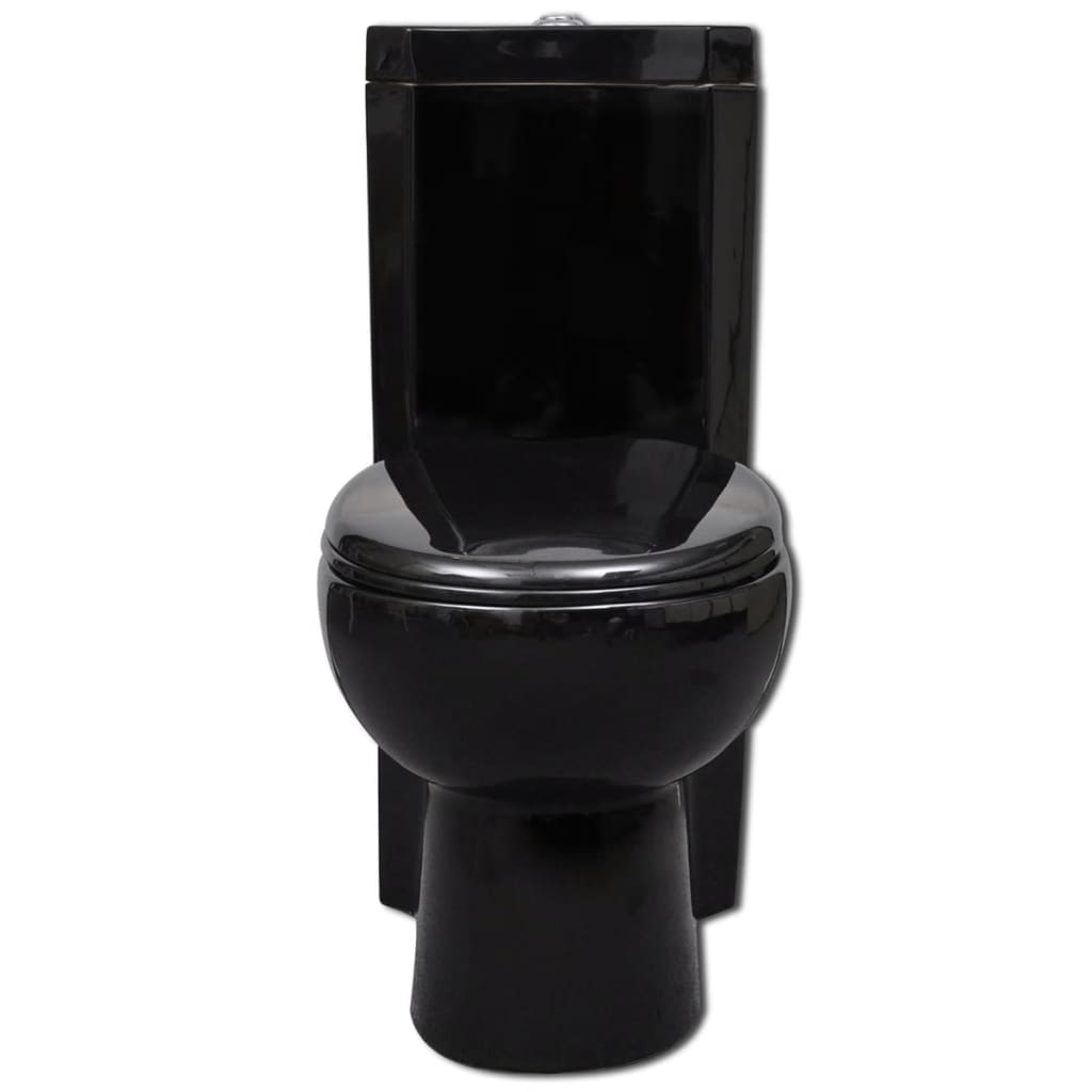 WC toilette in ceramica per bagno nero 141134