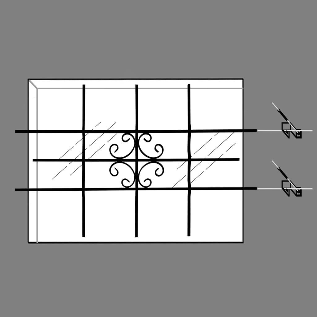 Grate di Sicurezza per Finestre 69 x 114 cm 141205