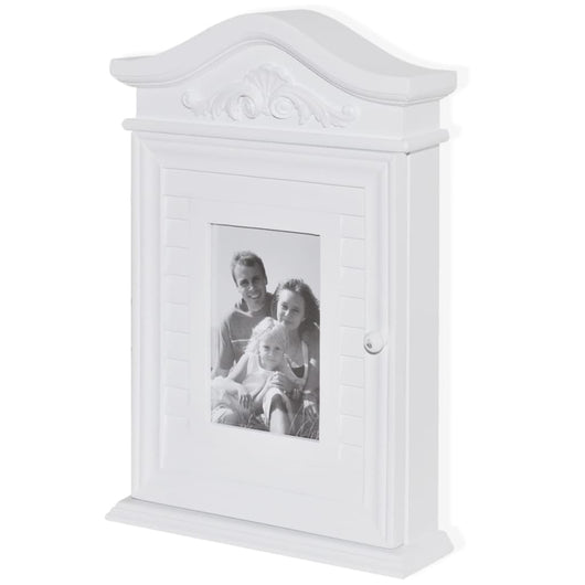 Armadietto a Chiave con Cornice Foto Bianco  cod mxl 50270