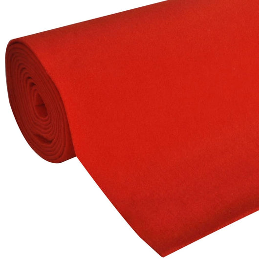 Tappeto Rosso 1 x 10 m Extra Spesso 400 g/m2 cod mxl 47164