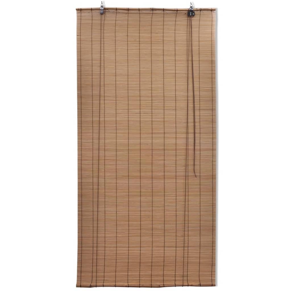 Tende a Rullo in Bambù Marrone 80x160 cm 241326