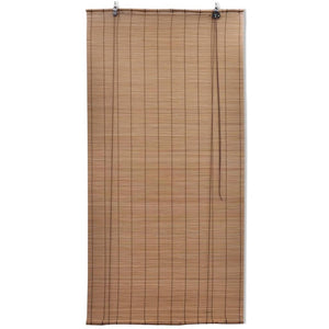 Tende a Rullo in Bambù Marrone 80x160 cm 241326