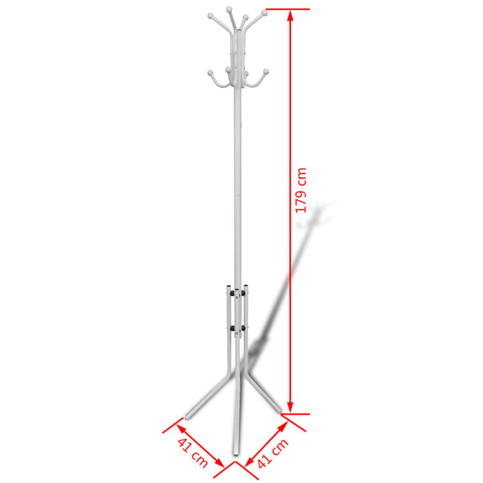 Attaccapanni Bianco in Metallo  cod mxl 63174