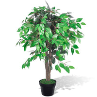 Albero Ficus Artificiale con Vaso 90 cm 241359