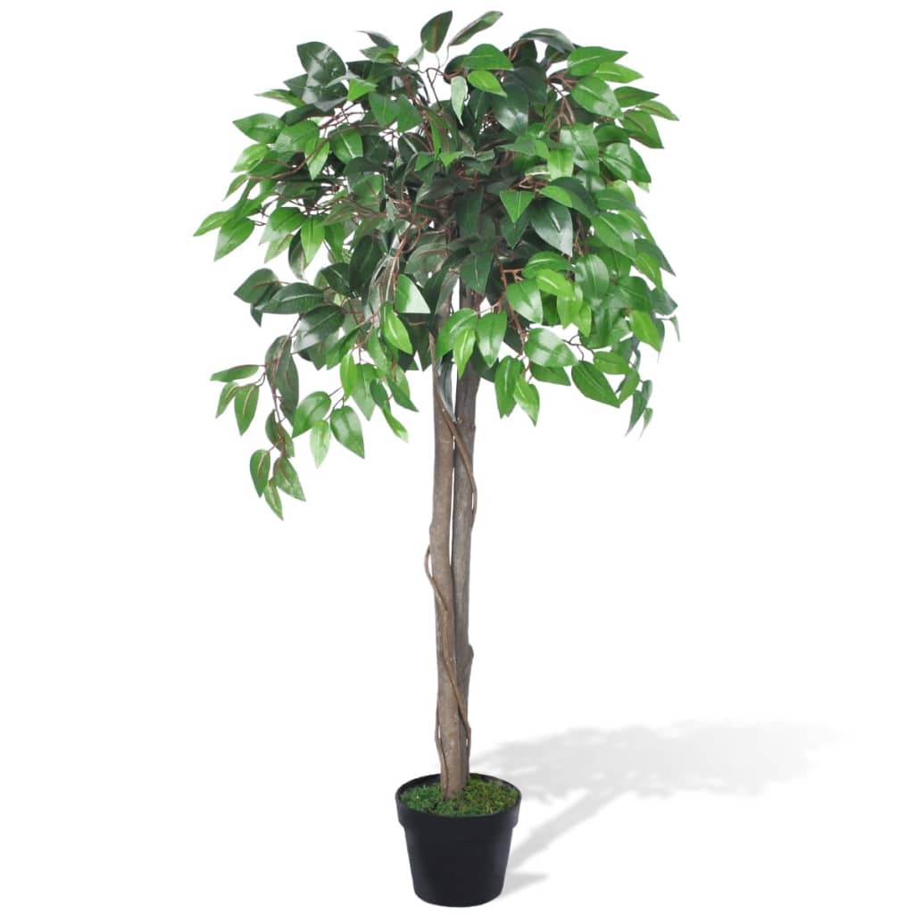 Albero di Ficus Artificiale con Vaso 110 cm 241360