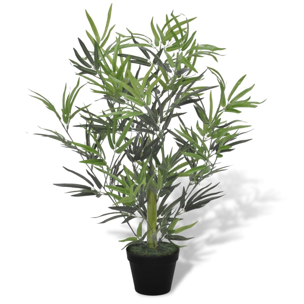 Albero Bambù Artificiale con Vaso 80 cm 241363