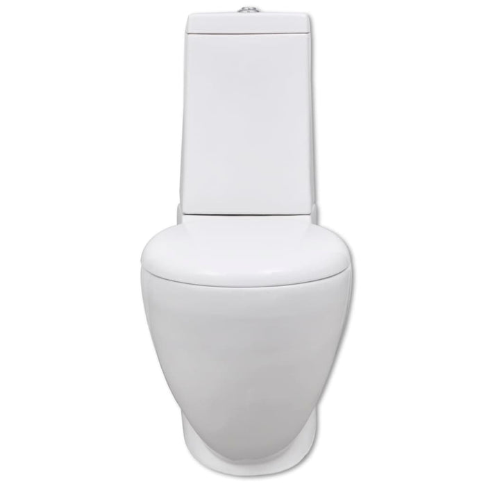 Set Toilette e Bidè in Ceramica Bianca cod mxl 50868