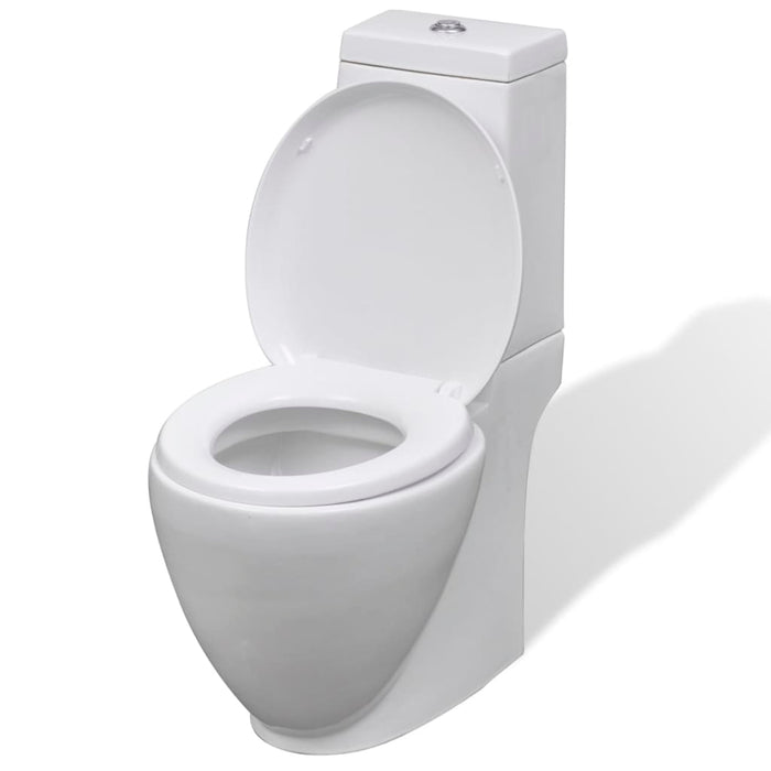 Set Toilette e Bidè in Ceramica Bianca cod mxl 50868