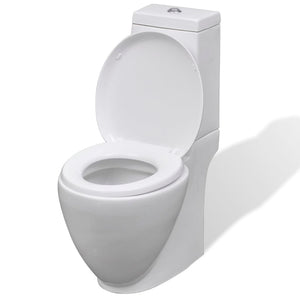 Set Toilette e Bidè in Ceramica Bianca 270566