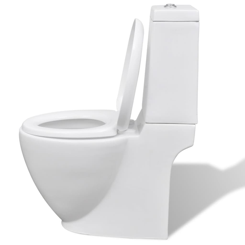 Set Toilette e Bidè in Ceramica Bianca 270566