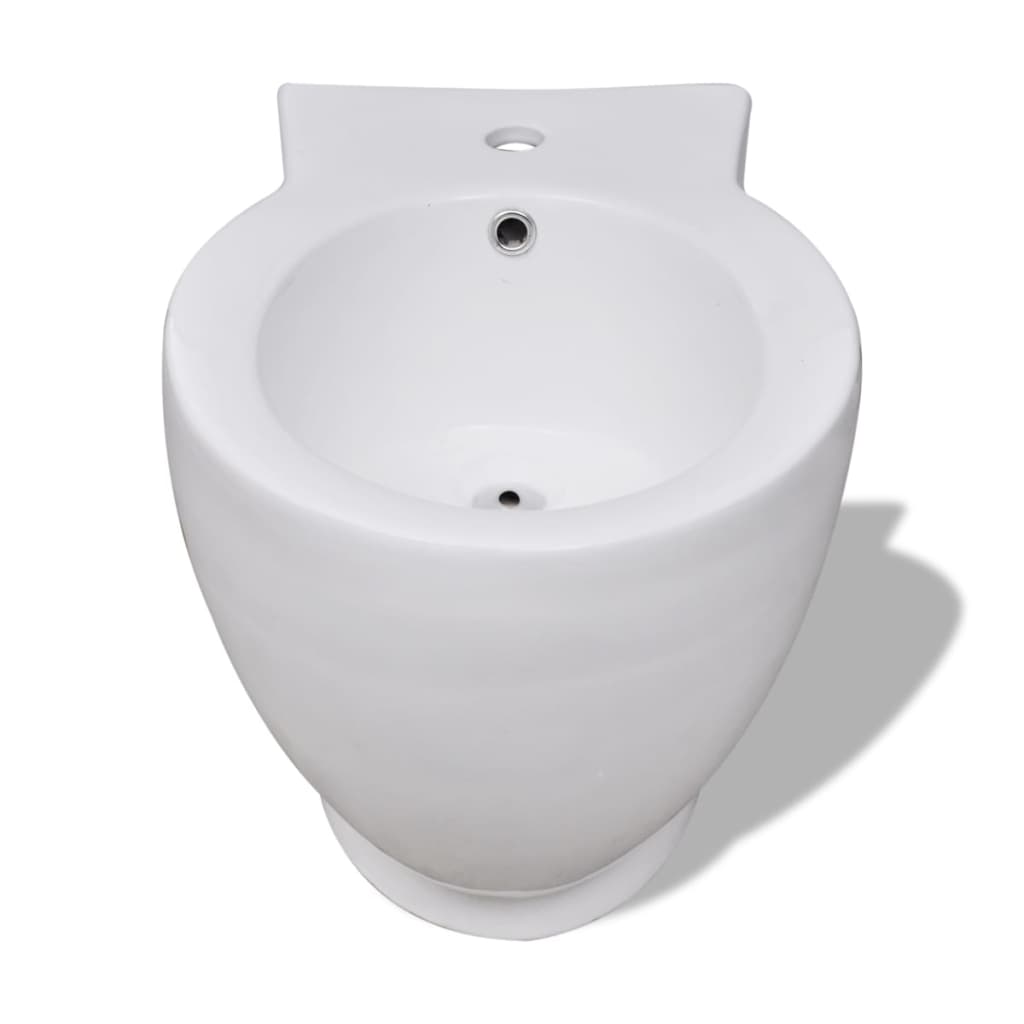 Set Toilette e Bidè in Ceramica Bianca cod mxl 50868