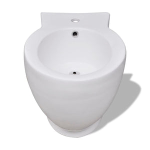 Set Toilette e Bidè in Ceramica Bianca 270566