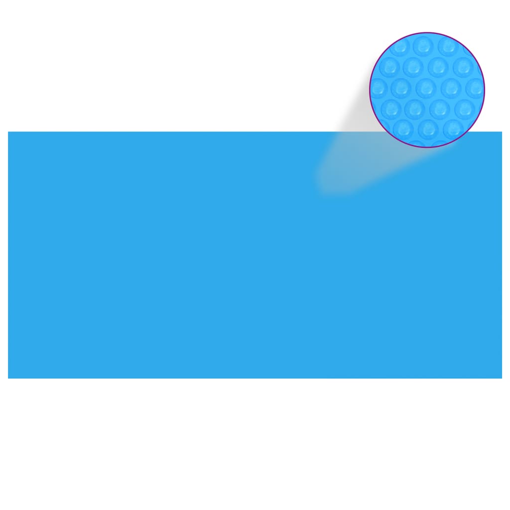 Telo Solare Copripiscina Copertura Rettangolare PE 732 x 366 cm Blu cod mxl 59739