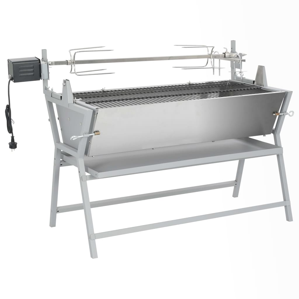 Barbecue Girarrosto in Ferro ed Acciaio Inossidabile cod mxl 76168