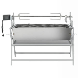 Barbecue Girarrosto in Ferro ed Acciaio Inossidabile cod mxl 76168