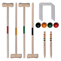 Set Gioco Croquet di legno per 4 giocatori 90687