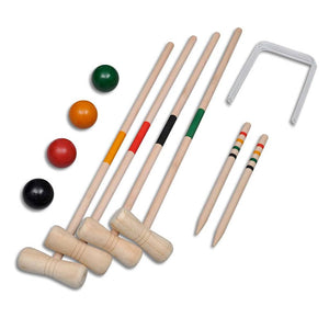 Set Gioco Croquet di legno per 4 giocatori 90687