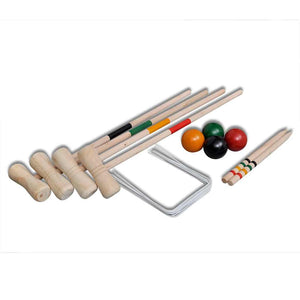 Set Gioco Croquet di legno per 4 giocatori 90687