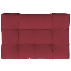 Cuscino per Sedile Imbottito 120 x 80 x 10 cm Rosso Vino  cod mxl 68557