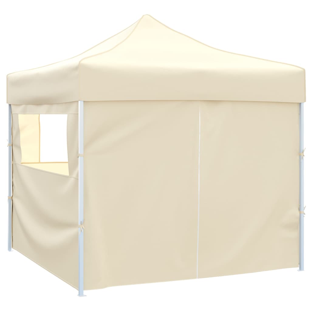 Tenda Pieghevole Crema 3 x 3 m con 4 Pareti cod mxl 65993