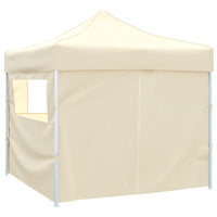 Tenda Pieghevole Crema 3 x 3 m con 4 Pareti cod mxl 65993