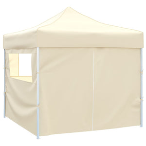 Tenda Pieghevole Crema 3 x 3 m con 4 Pareti cod mxl 65993