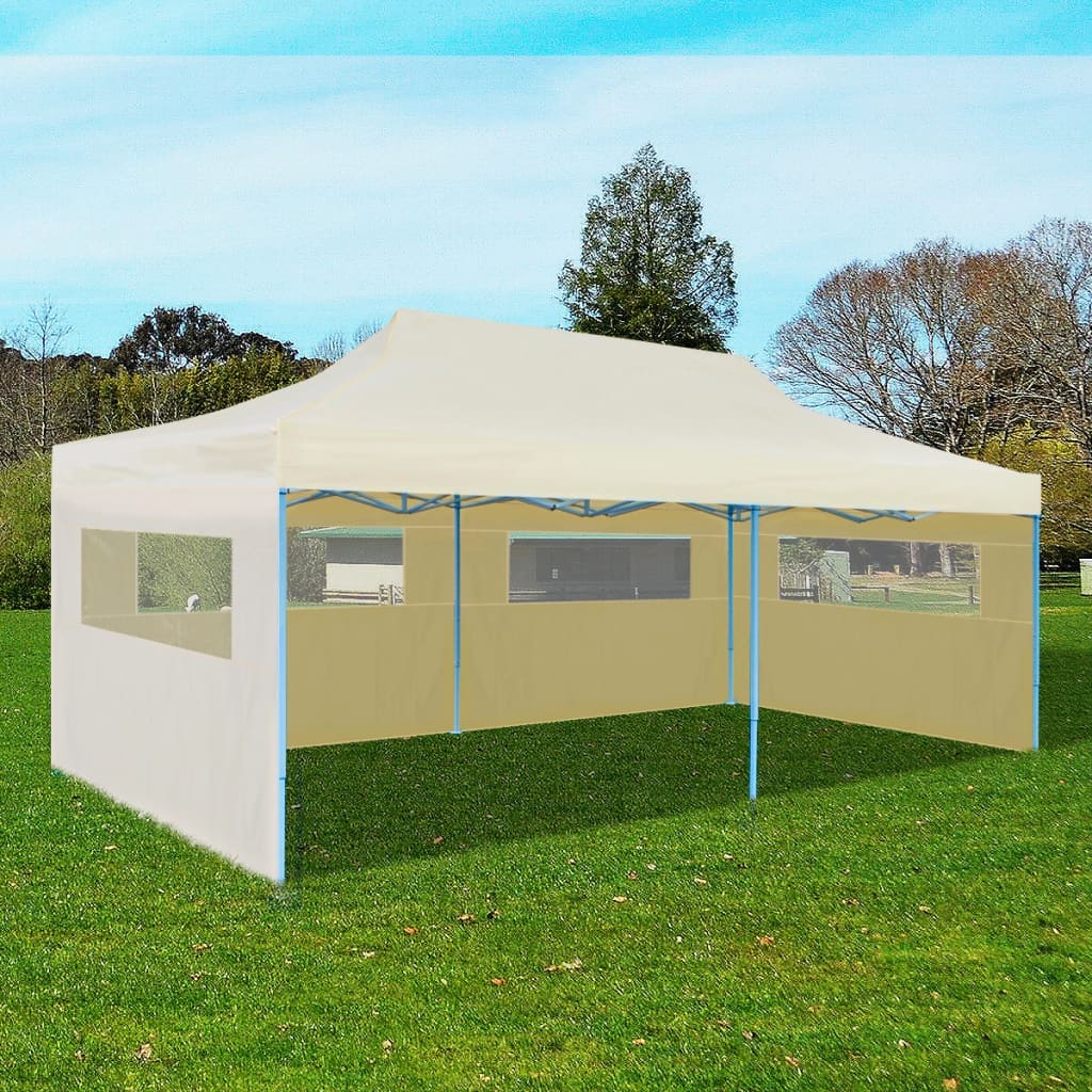 Tenda per Feste Pop-Up Pieghevole Crema 3 x 6 m cod mxl 51462