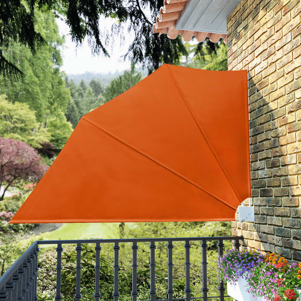 Tenda Laterale per Balcone Pieghevole Terracotta 160x240 cm