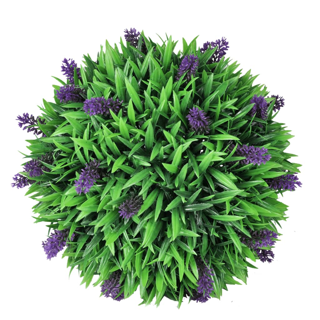 Set Palle di Bosso Artificiale 2 pz con Lavanda 30 cm cod mxl 69103