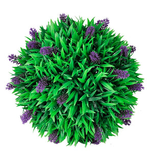 Set Palle di Bosso Artificiale 2 pz con Lavanda 30 cm cod mxl 69103