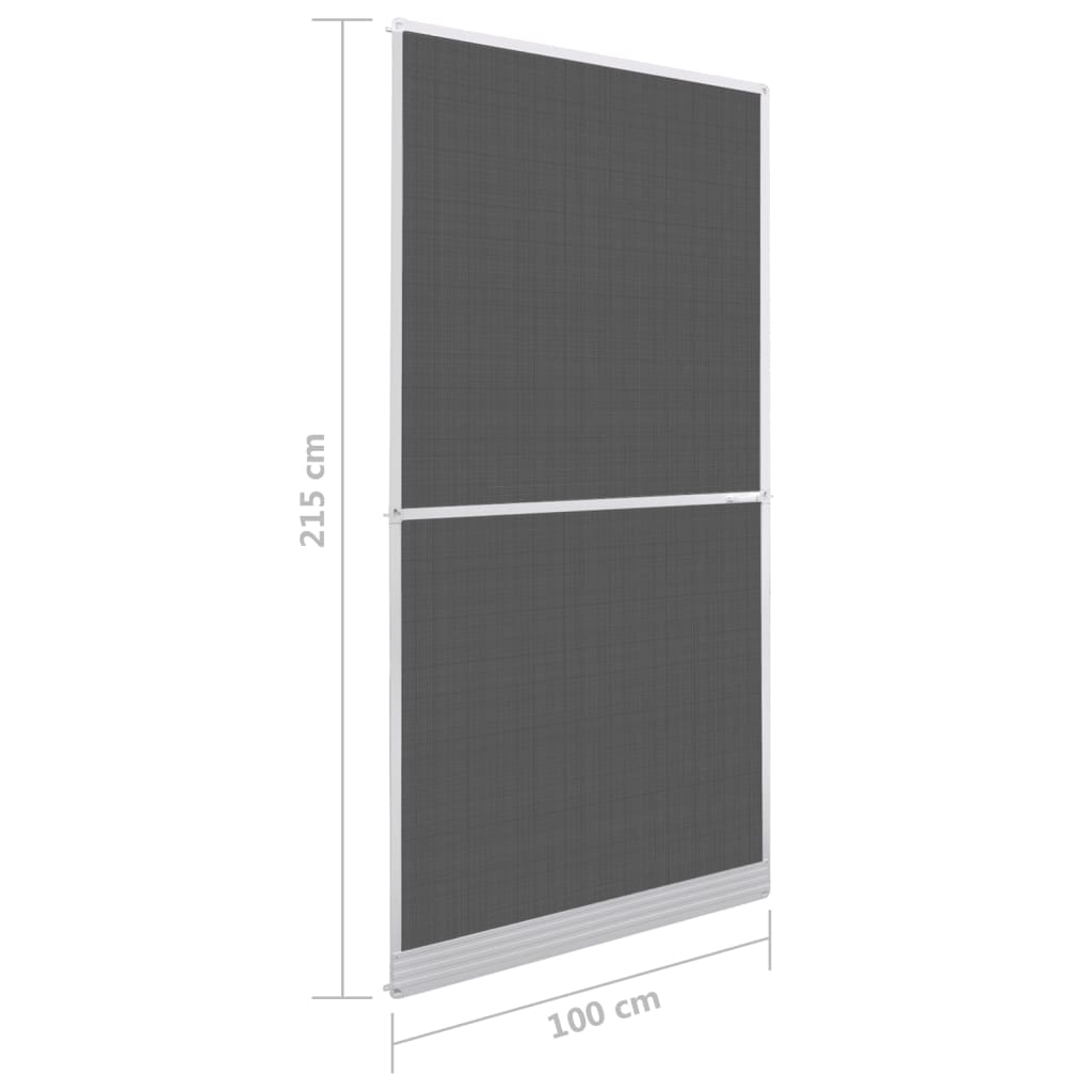 Zanzariera con Cardini per Porte Bianca 100 x 215 cm