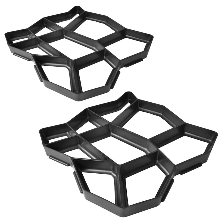 Set 2 pz Stampo pavimentazione giardino 42 x 42 x 4 cm 41370