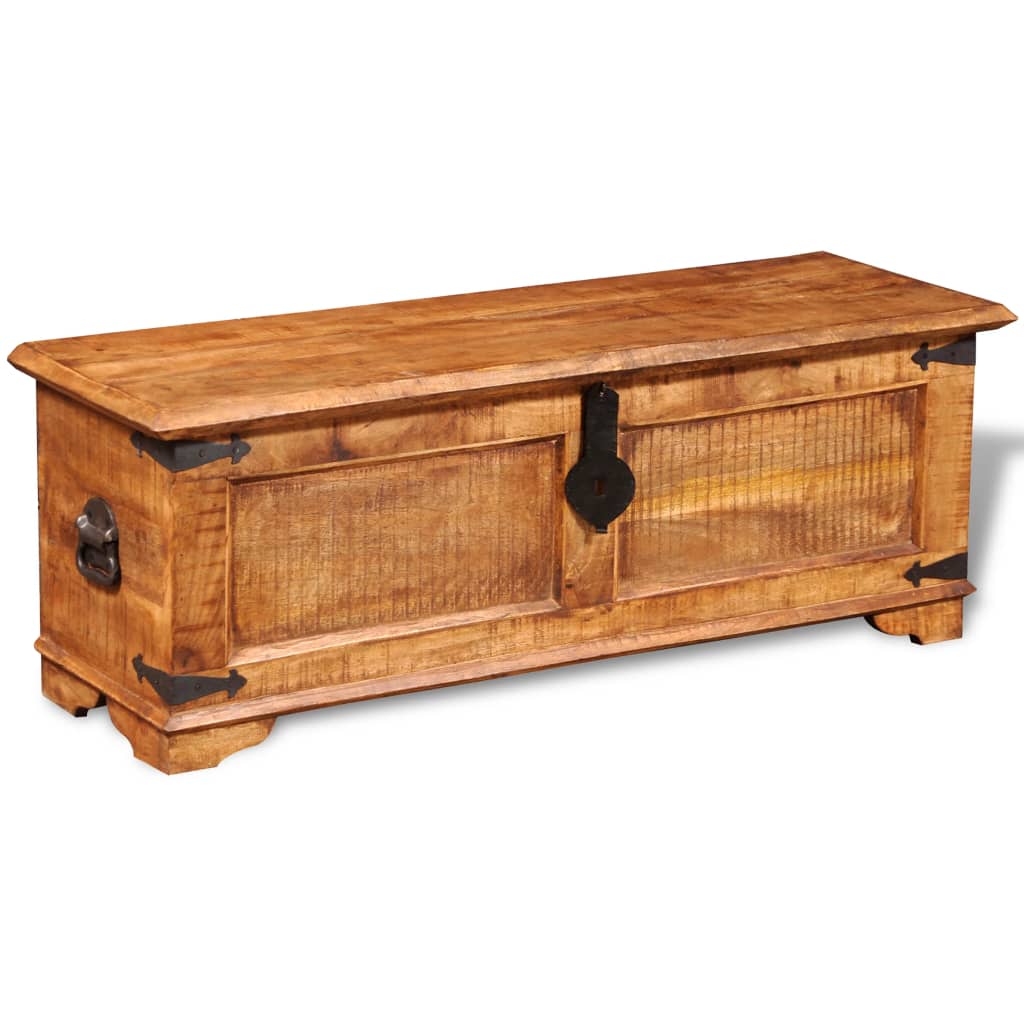 Cassapanca di Stoccaggio in Legno Ruvido di Mango  cod mxl 42683