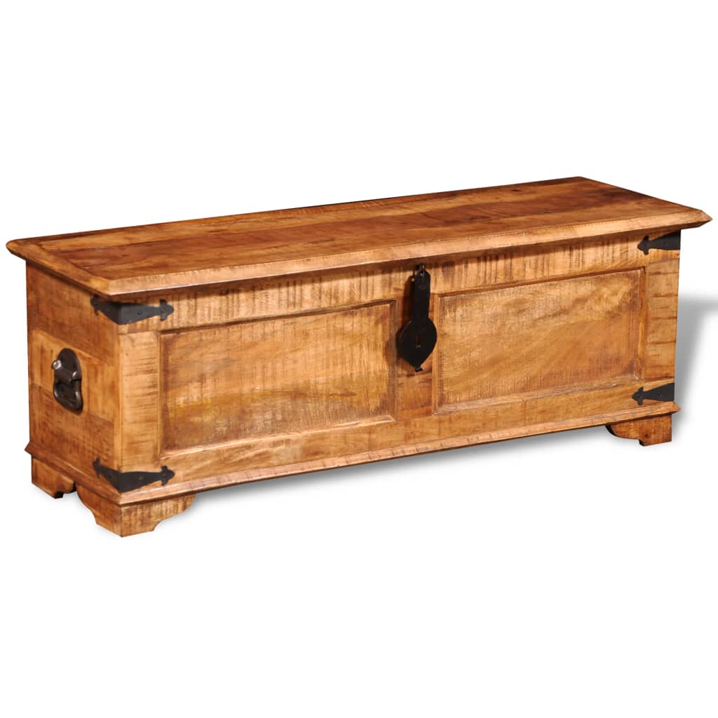 Cassapanca di Stoccaggio in Legno Ruvido di Mango  cod mxl 42683