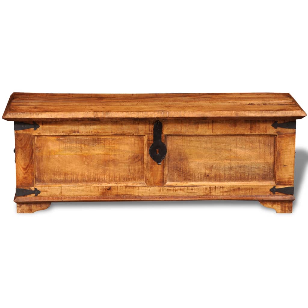 Cassapanca di Stoccaggio in Legno Ruvido di Mango  cod mxl 42683