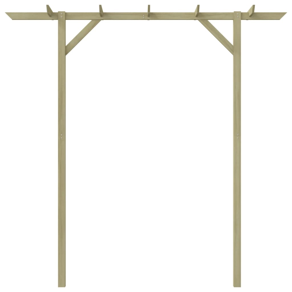 Pergolato da Giardino 205x40x203 cm in Legnocod mxl 96964