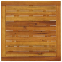 Tavolo da Bistrot 46x46x47 cm in Legno Massello di Acacia 41435