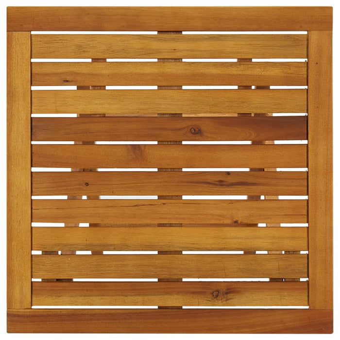 Tavolo da Bistrot 46x46x47 cm in Legno Massello di Acacia 41435