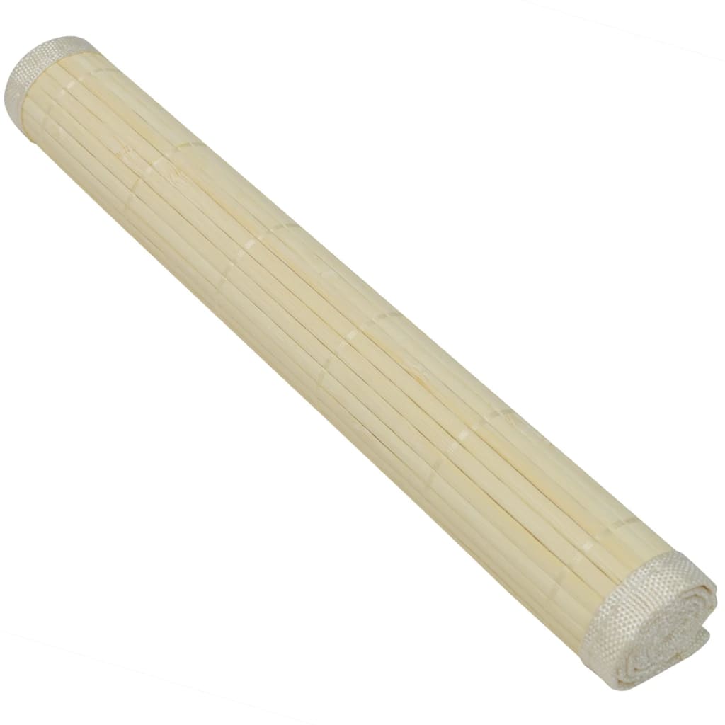 6 Tovagliette di Bamboo 30 x 45 cm Naturalecod mxl 105213